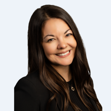 A professional headshot of Rachel Almasan, OakStar Bank's EVP, Corporate Services Director.